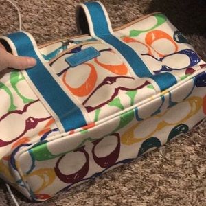 Coach scribble Hampton bag